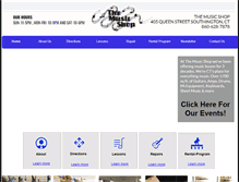 Tablet Screenshot of musicshopct.com